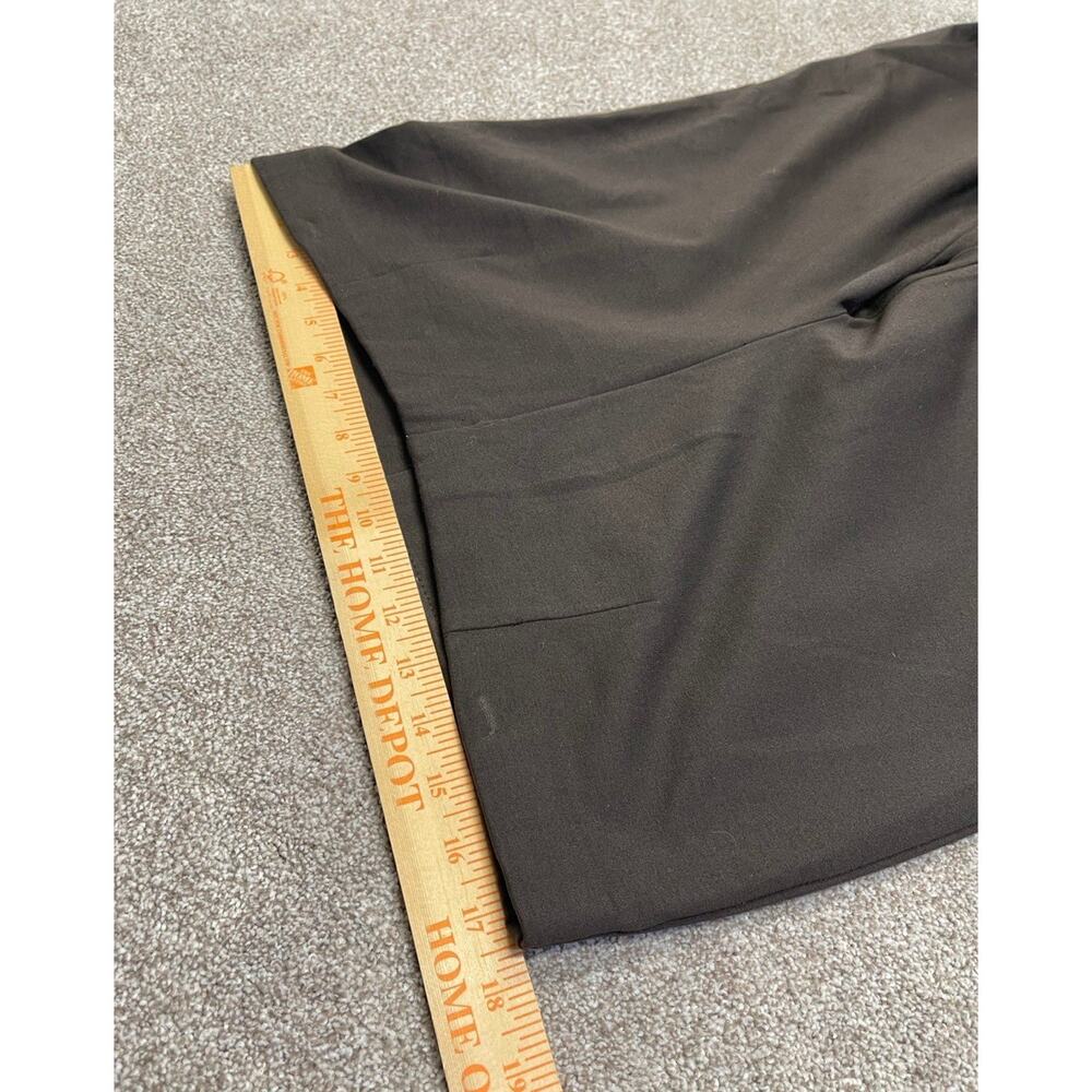 Elevated Basic Neutral J. Jill Slim Leg Trousers Size Medium Tall Espresso Ponte - Picture 9 of 14
